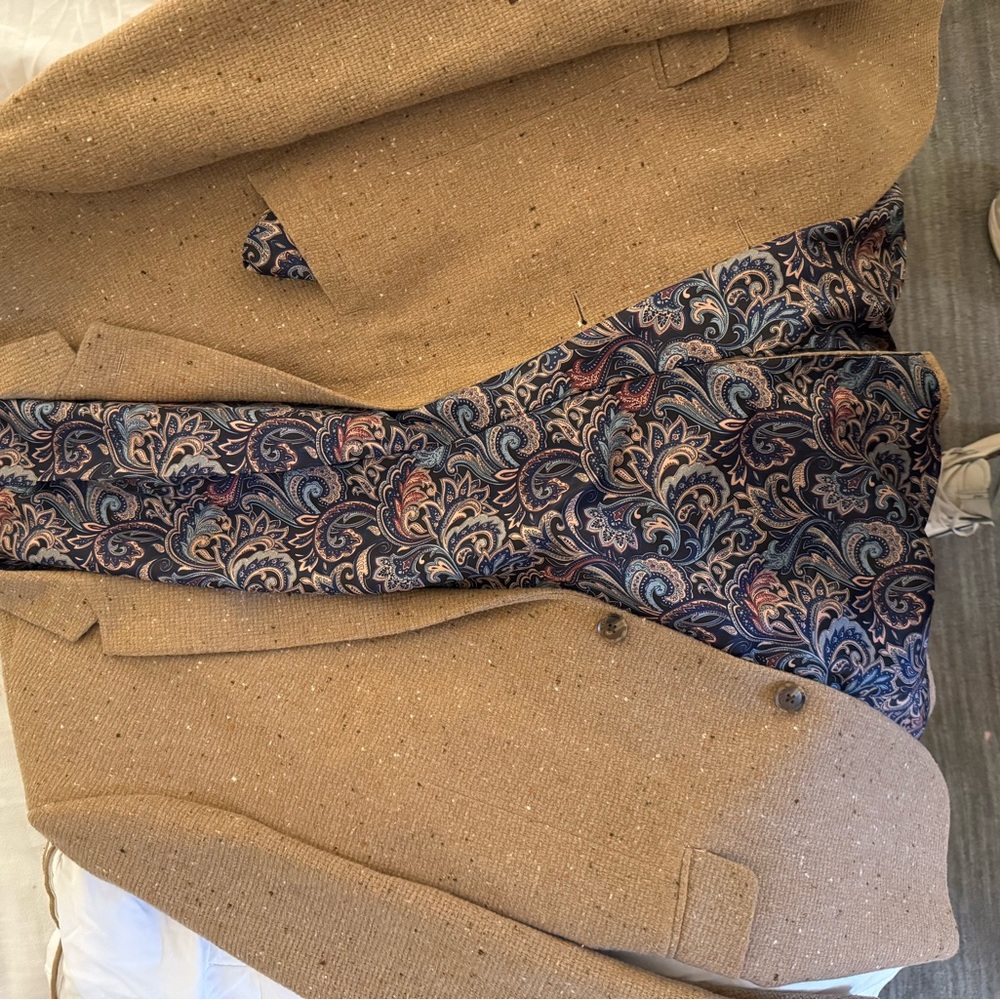 Tan Tweed Blazer